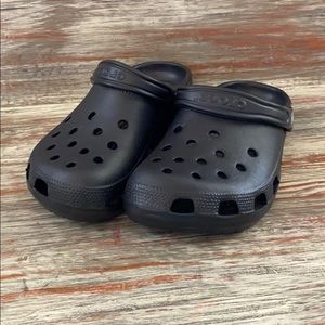 Black crocs!! Never worn!!